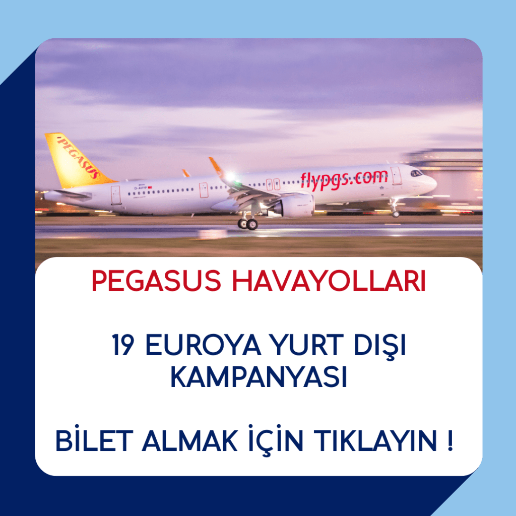 Pegasus Yurt Dışı 19 Euro Kampanyası