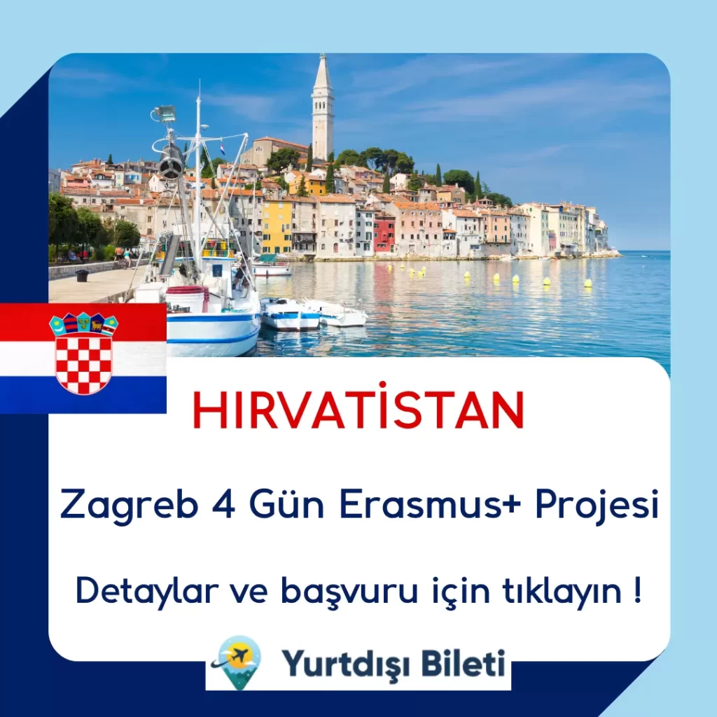 Hırvatistan Zagreb 4 Gün Erasmus+ Projesi