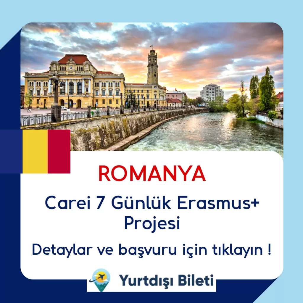 Romanya Carei 7 Günlük Erasmus+ Projesi