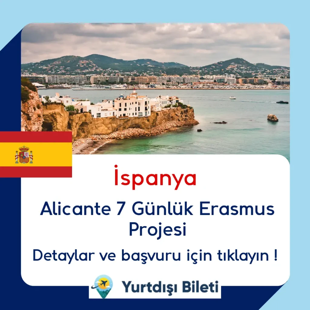 İspanya Alicante 7 Günlük Erasmus Projesi